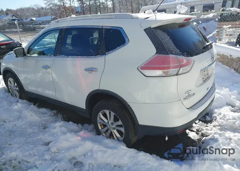 2015 Nissan Rogue Sv из США, поврежденный, VIN KNMAT2MV0FP578547